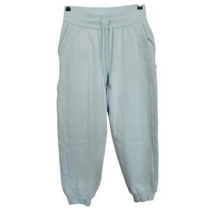 Sz 4-Lululemon Scuba High-Rise Relaxed Jogger Full Length Sweatpants Blue W5CV9S